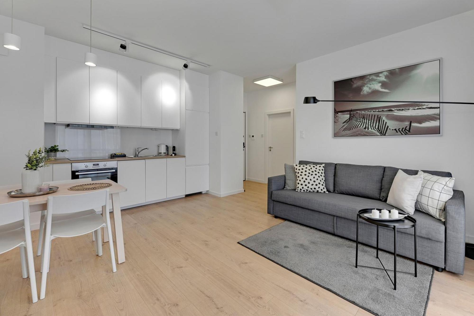 Mila Baltica Seaside, Sauna, Gym & Parking By Downtown Apartmán