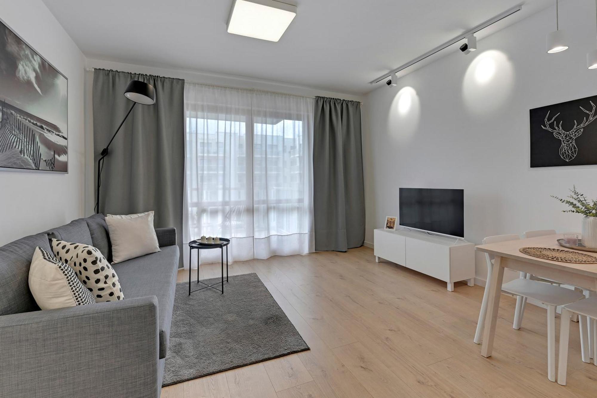 Mila Baltica Seaside, Sauna, Gym & Parking By Downtown Gdaňsk